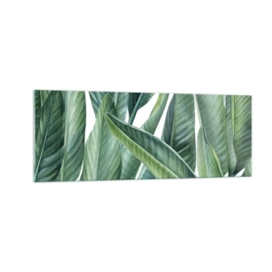 Schilderen op glas - Groen zelf - 140x50 cm