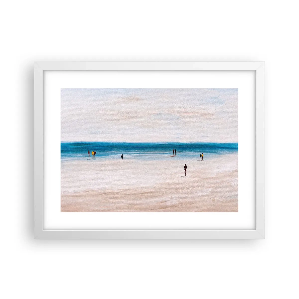 Poster in een witte lijst - Een natuurlijke behoefte - 40x30 cm