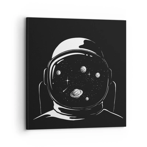 Schilderen op canvas - Mooi uitzicht - 70x70 cm