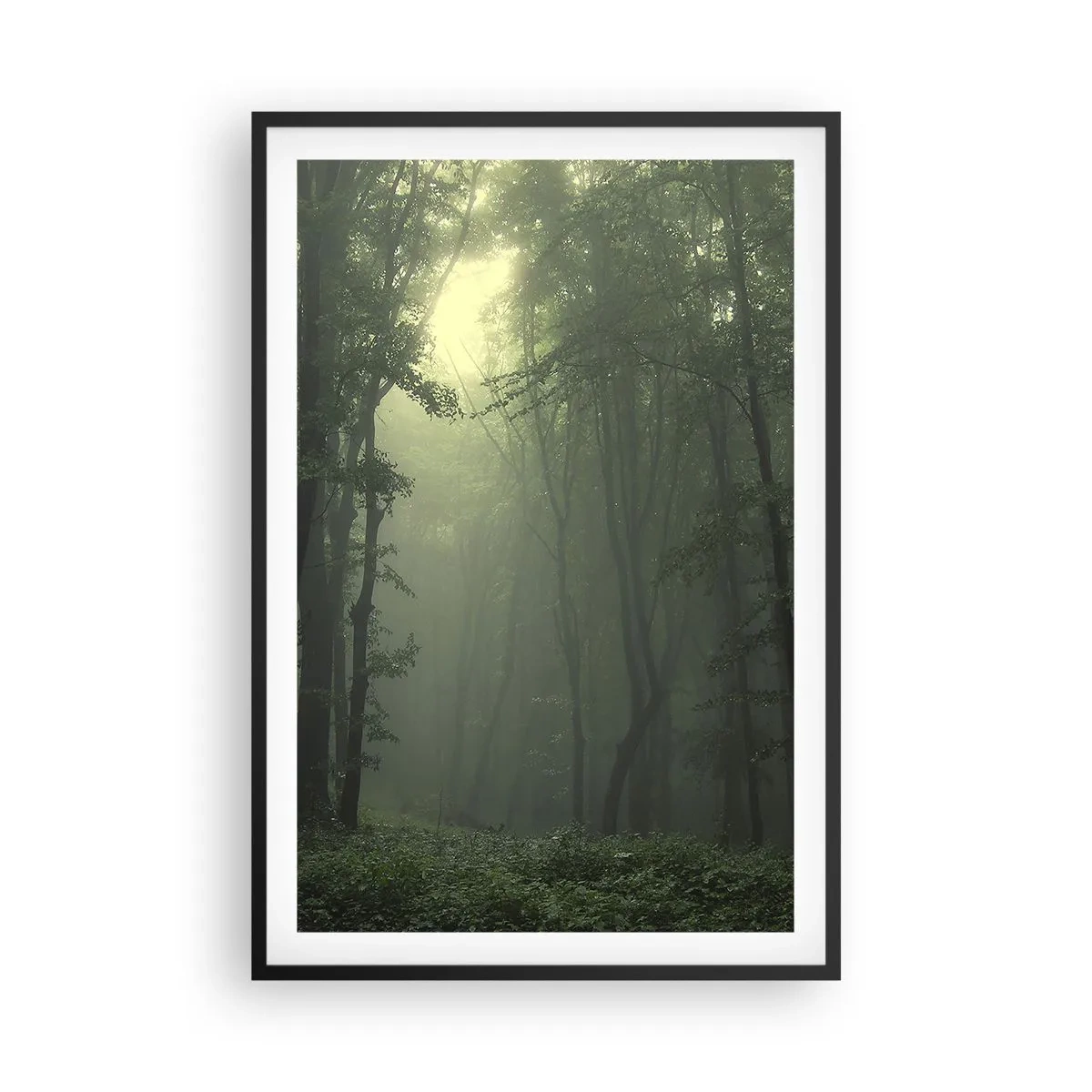Poster in een zwarte lijst - Voordat hij wakker wordt - 61x91 cm