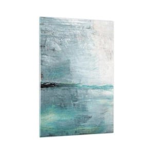 Schilderen op glas - Horizontaal in blauw - 70x100 cm