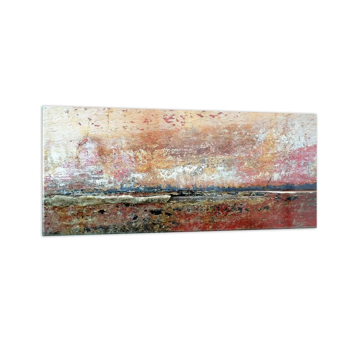 Schilderen op glas - Wellicht is het de zee - 100x40 cm