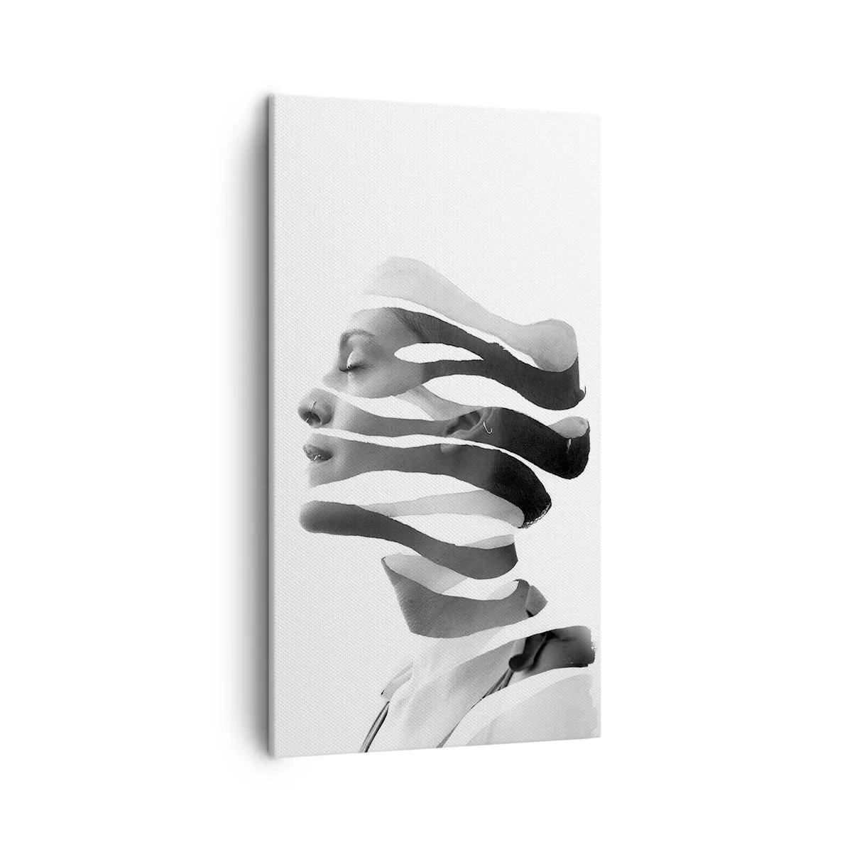 Schilderen op canvas - Surrealistisch portret - 45x80 cm