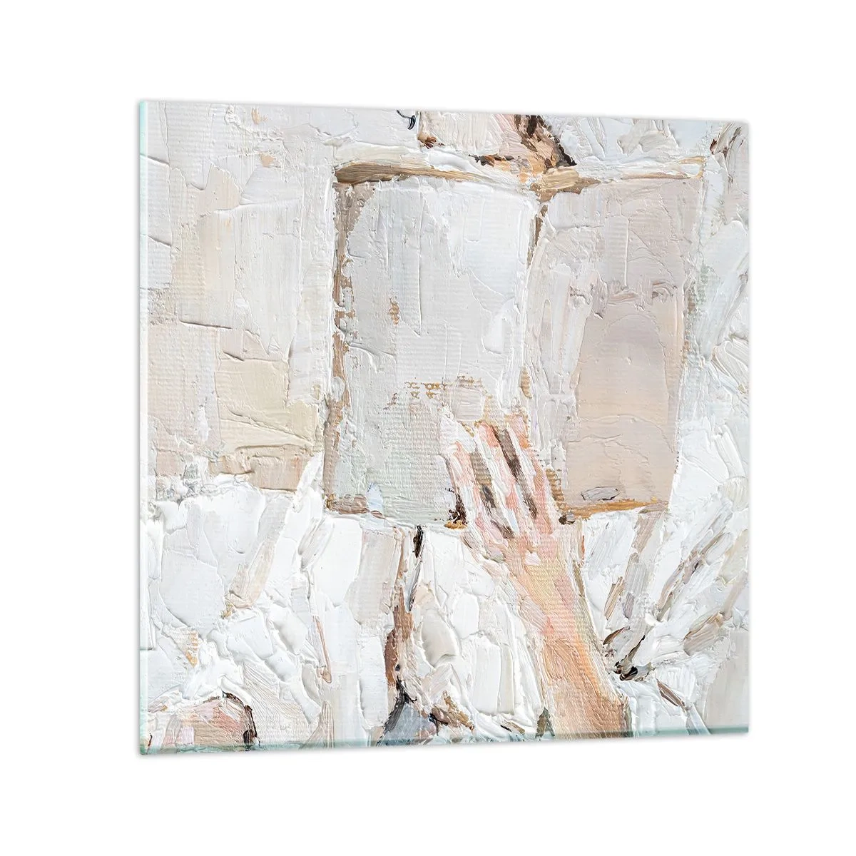 Schilderen op glas - In een andere wereld - 30x30 cm