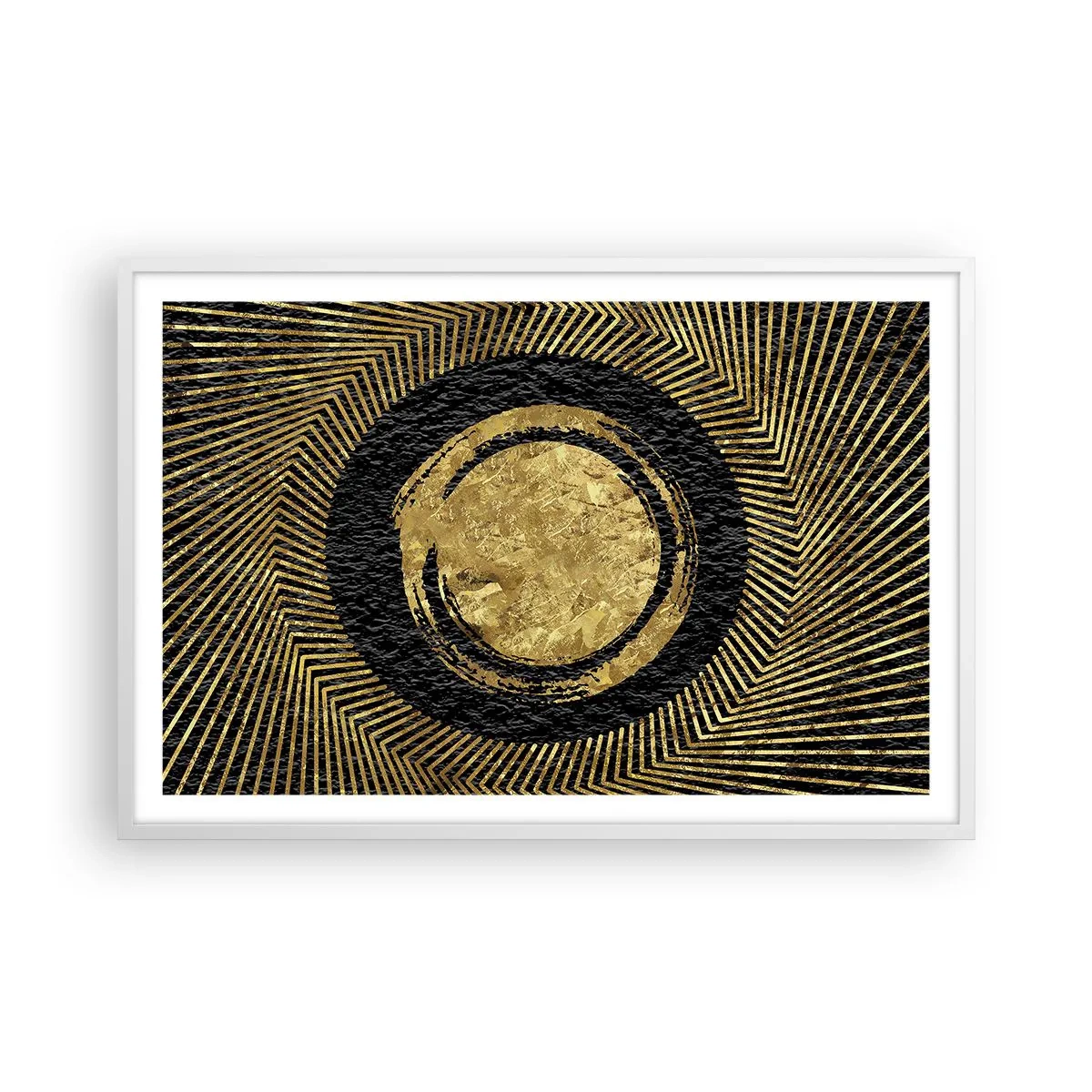 Poster in een witte lijst - Glamour-compositie - 91x61 cm