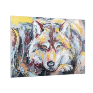 Schilderen op glas - Gemoedsrust onder dierbaren - 100x70 cm