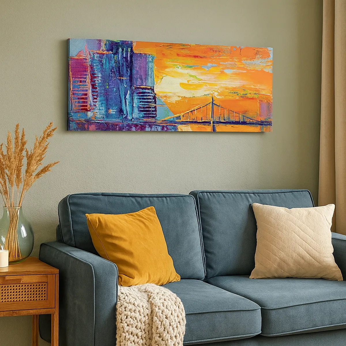 Schilderen op canvas - Cultuur en natuur - 30x30 cm