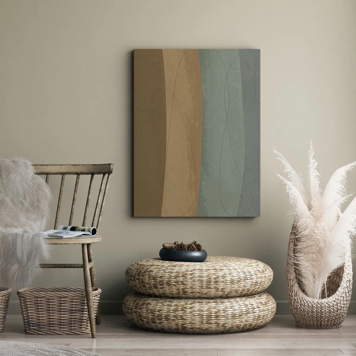 Schilderen op canvas - Horizontale compositie - 70x100 cm