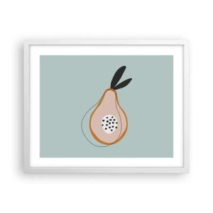 Poster in een witte lijst - Doordringen in de aard van de dingen - 50x40 cm