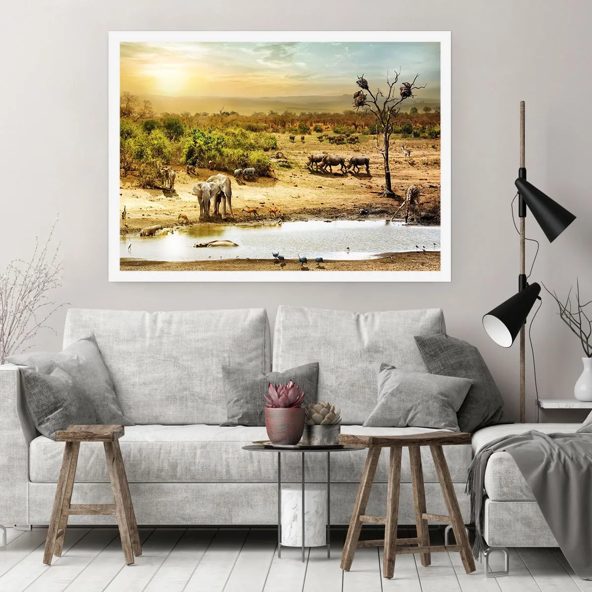 Poster - "Er stroomde een rivier uit Eden …" - 40x30 cm