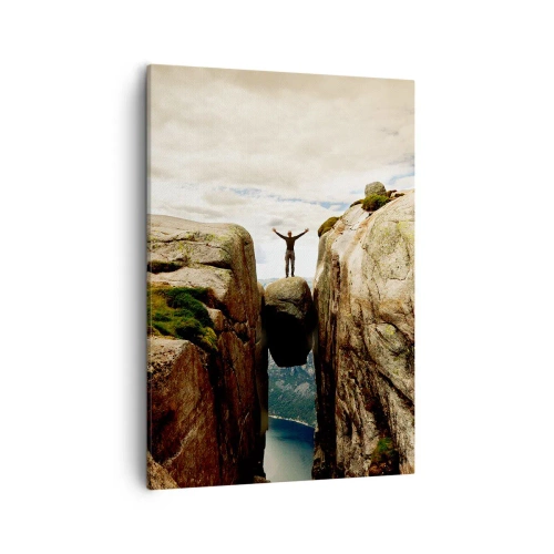 Schilderen op canvas - Hoe gaat het met mij?! - 50x70 cm