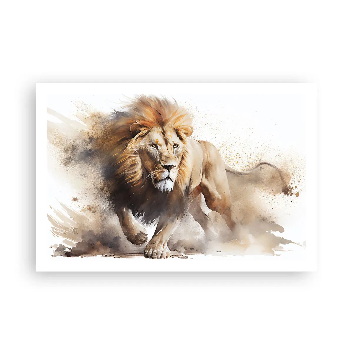 Poster - De koning vertrekt - 91x61 cm