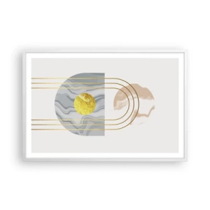 Poster in een witte lijst - Helderheid en schittering - 91x61 cm
