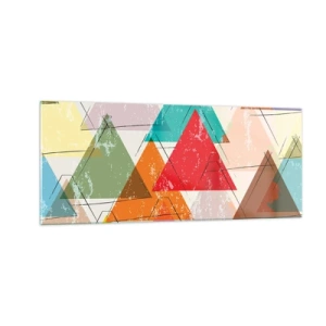 Schilderen op glas - Onzinnige praat uitslaan - 100x40 cm