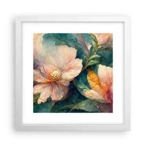 Poster in een witte lijst - Gewoon subtiliteit - 30x30 cm