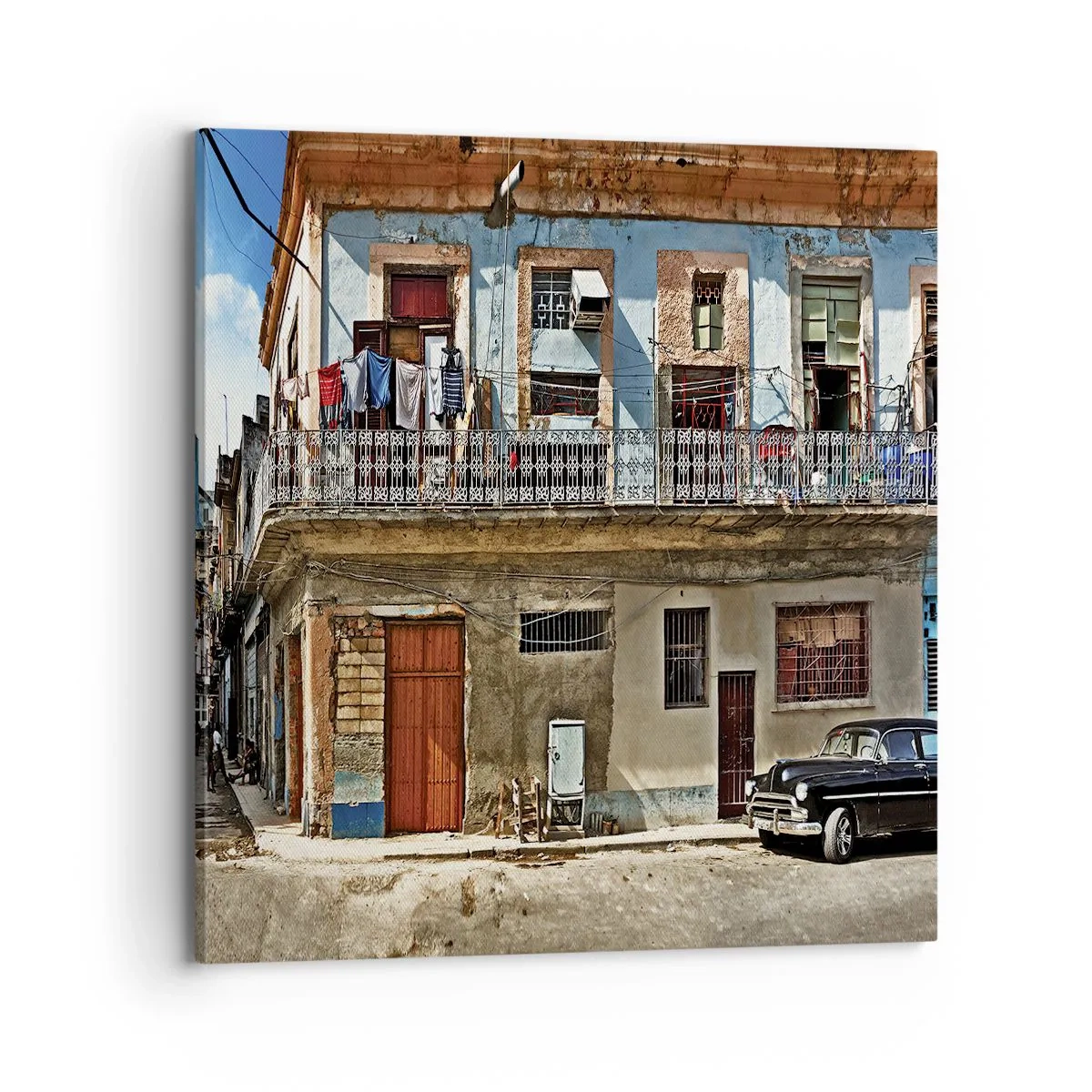 Schilderen op canvas - Havana-vibes - 70x70 cm