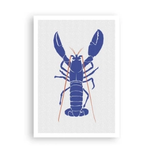 Poster - Heerlijke kreeft in granaatappel - 70x100 cm